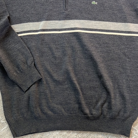 Vintage Lacoste quarter zip wool sweater - Picture 4 of 9